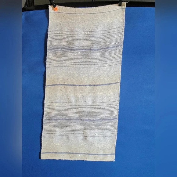 Vintage Table Linens Blue Yellow White Two Pieces Different Sizes - Picture 3 of 12